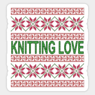Knitting Pattern - Fair Isle Knitting Sticker